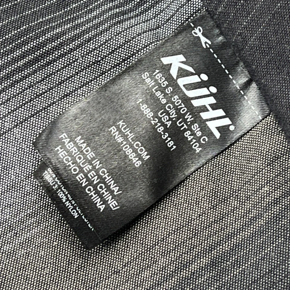 KÜHL Rebel Insulated Jacket Men's Medium Black Quilted Full Zip Outdoor Hiking